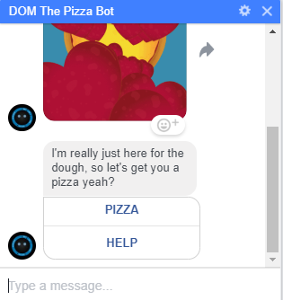 dominos pizza bot